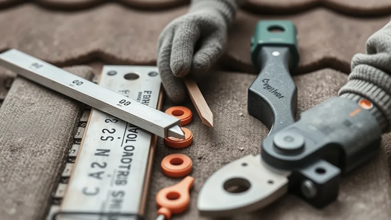 Tools and site markers used in Fascias and soffits