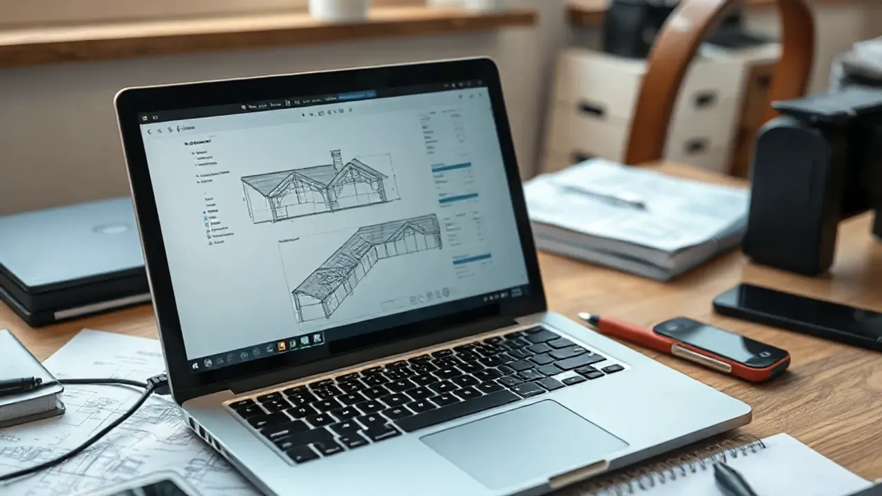 Plans and survey data produced by GRP roofing in Chestfield